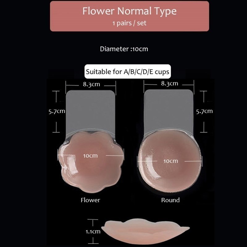Miếng dán ngực chất liệu silicone tái sử dụng cho nữ
