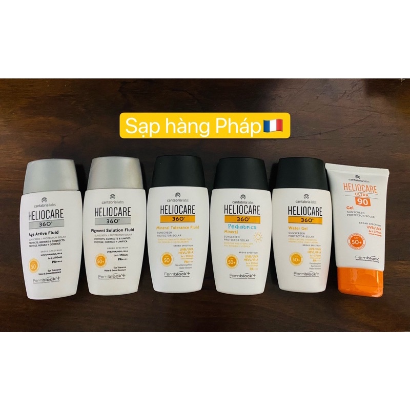 Kem chống nắng Heliocare Mineral Tolerance Fluid