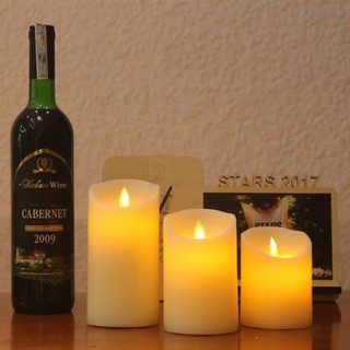 Nến Điện, Đèn Cầy Led Màu Vàng Lung Linh Sinh Động Như Thật