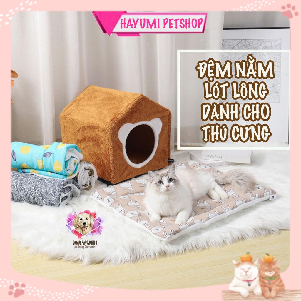 ĐỆM NẰM LÓT LÔNG DÀNH CHO THÚ CƯNG - HAYUMI
