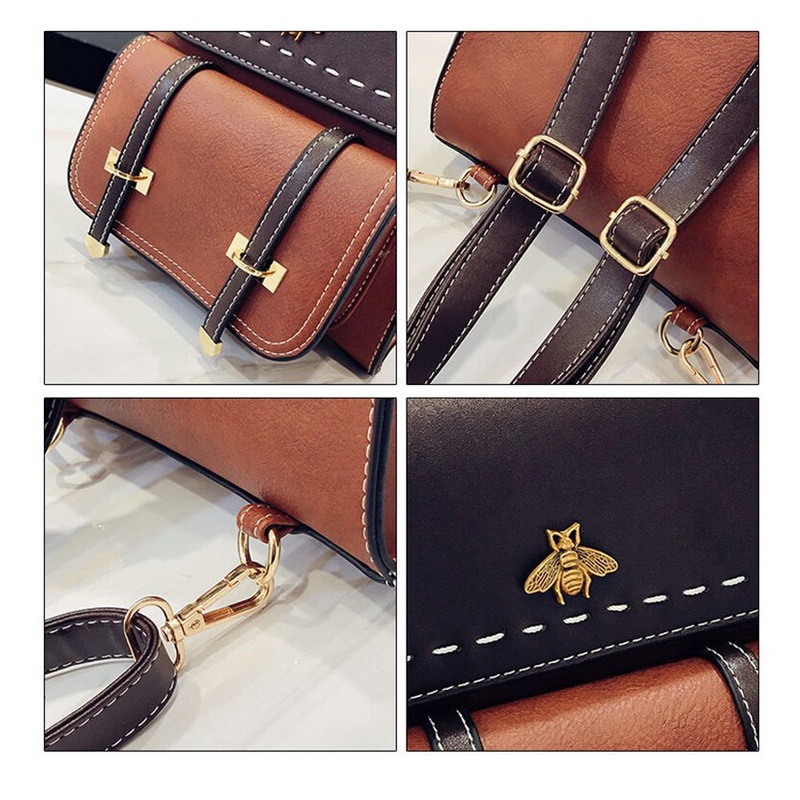 Ba lô CHUWANGLIN bằng da PU đơn giản phong cách Preppy thời trang cho nữ
