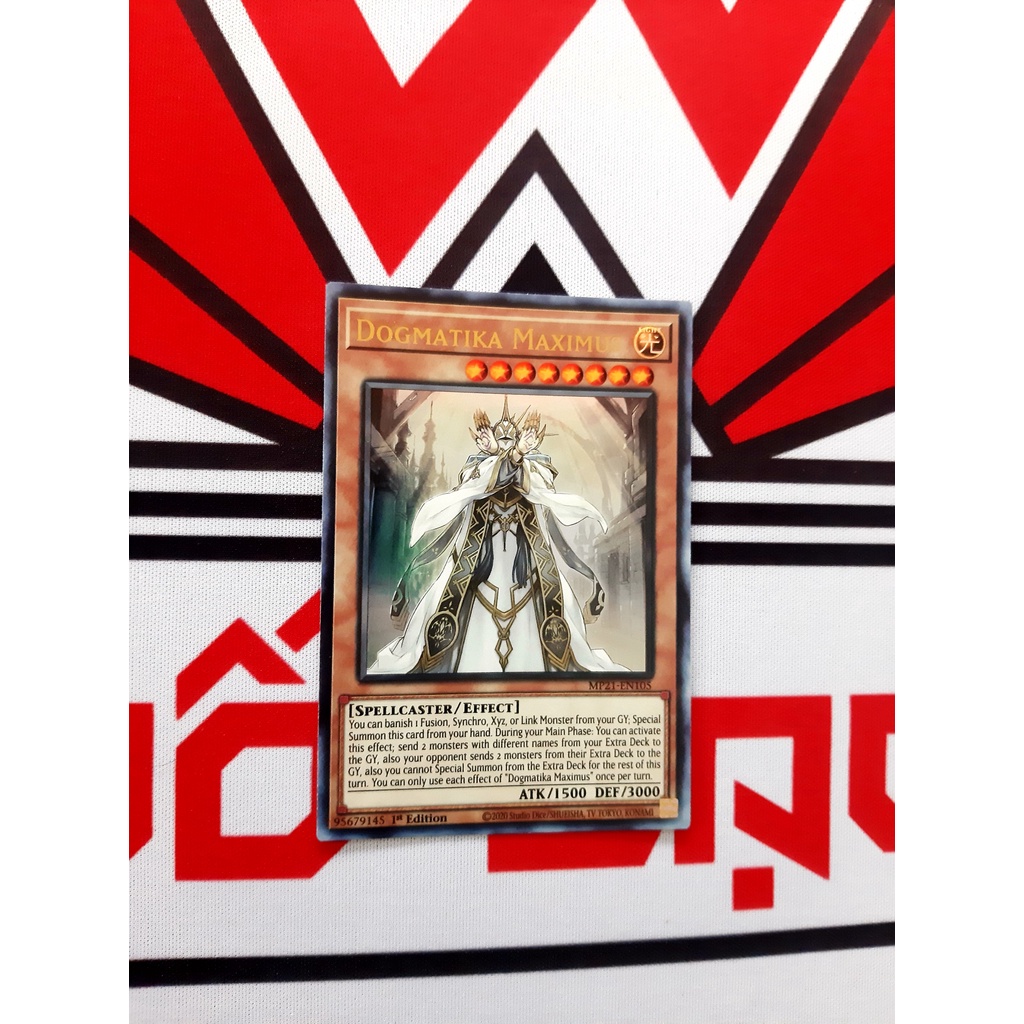 Thẻ Bài Yugioh Monster Dogmatika Maximus - MP21-EN105 - Ultra Rare 1st Edition