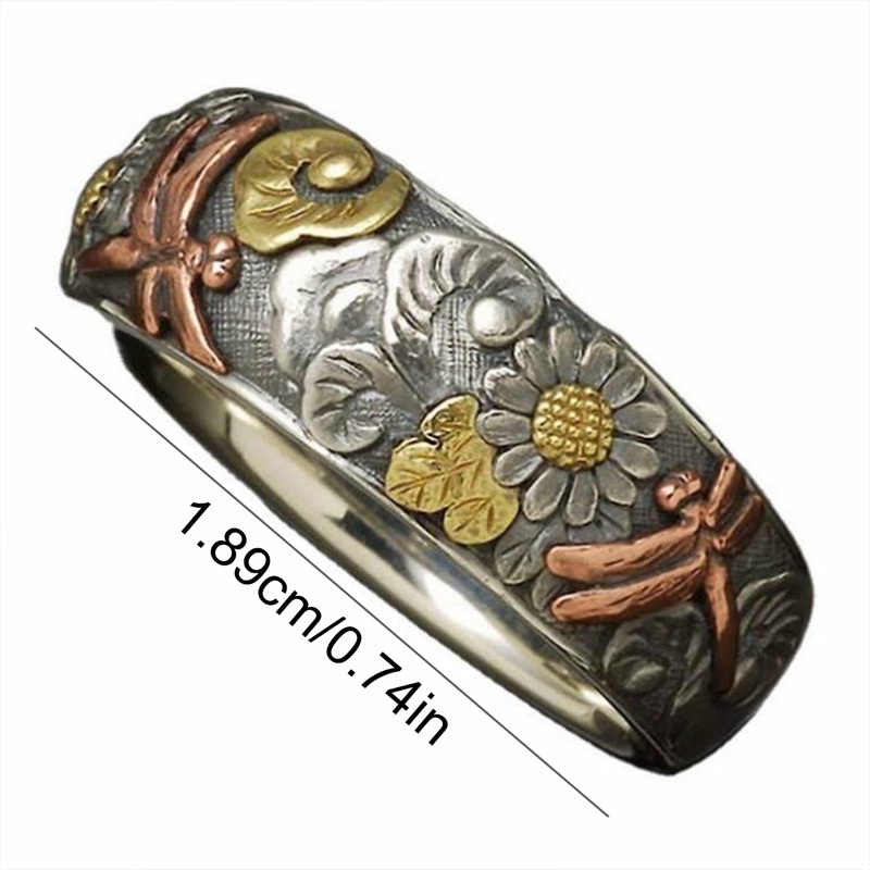 Nhẫn Hình Hoa Cúc / Chuồn Chuồn / Hoa Cúc Nhỏ Xinh Thời Trang