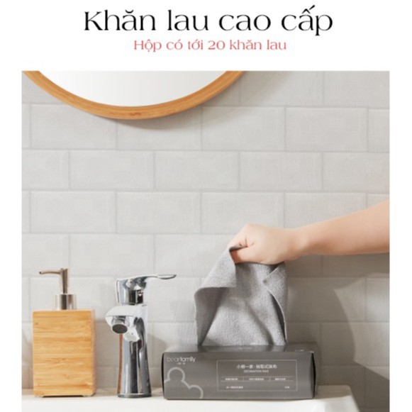 Khăn lau đa năng, lau bếp, lau oto, lau bàn cao cấp - K1196