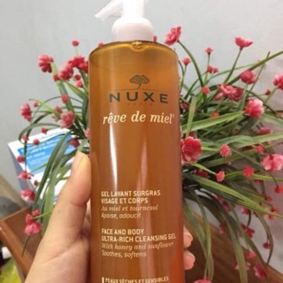 Sữa rửa mặt Nuxe Mật ong