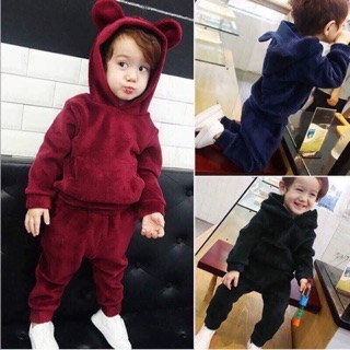 Bộ nhung bé trai bé gái hàng quảng châu