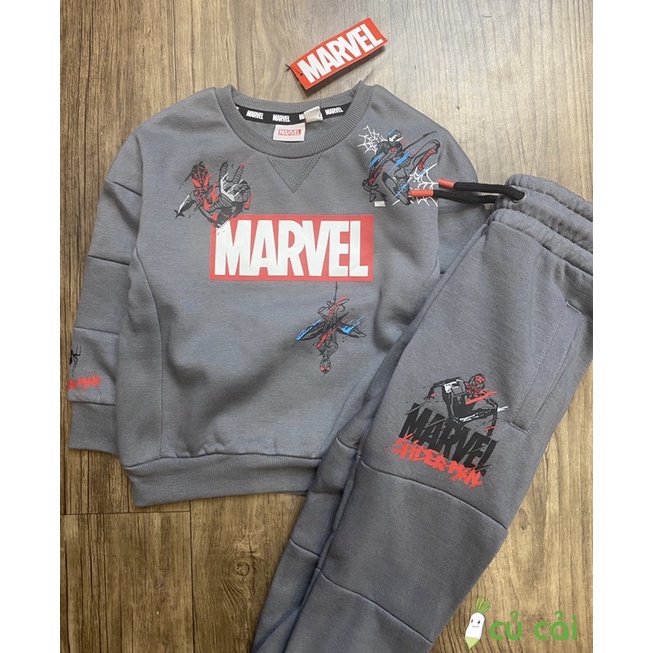 Bộ nỉ bé trai ghi Marvel B20
