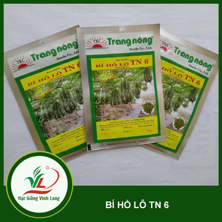 Hạt giống Bí đỏ hồ lô TN 6 - 2g