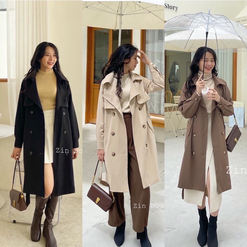 ÁO MĂNG TÔ DÁNG DÀI