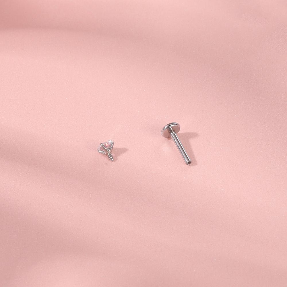 Set 10 / 12 Khuyên Môi 2 / 3 / 4 / 5 / 6mm Bằng Thép Không Gỉ Nhiều Màu Sắc Cá Tính