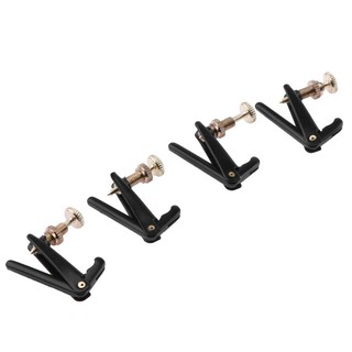 4pcs 4/4-3/4 Plated Iron Violin Fine Tuners Spinner Adjuster Strings Hooks