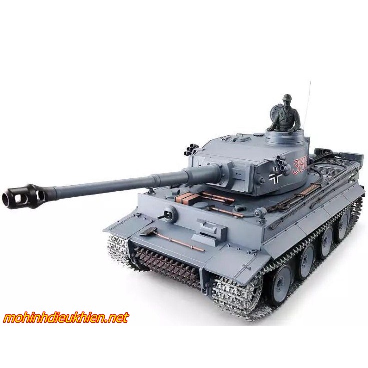 XE TĂNG  ĐIỀU KHIỂN TIGER 1 PHIÊN BẢN XÍCH NHỰA 1/16 RTR