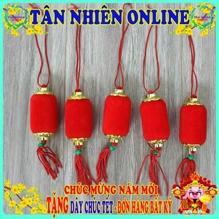 Dây treo trang trí Tết Lồng Đèn Đỏ Combo 5 cái/ 1 bịch dây treo phụ kiện trang trí Tết 2021 trang trí cho cây mai