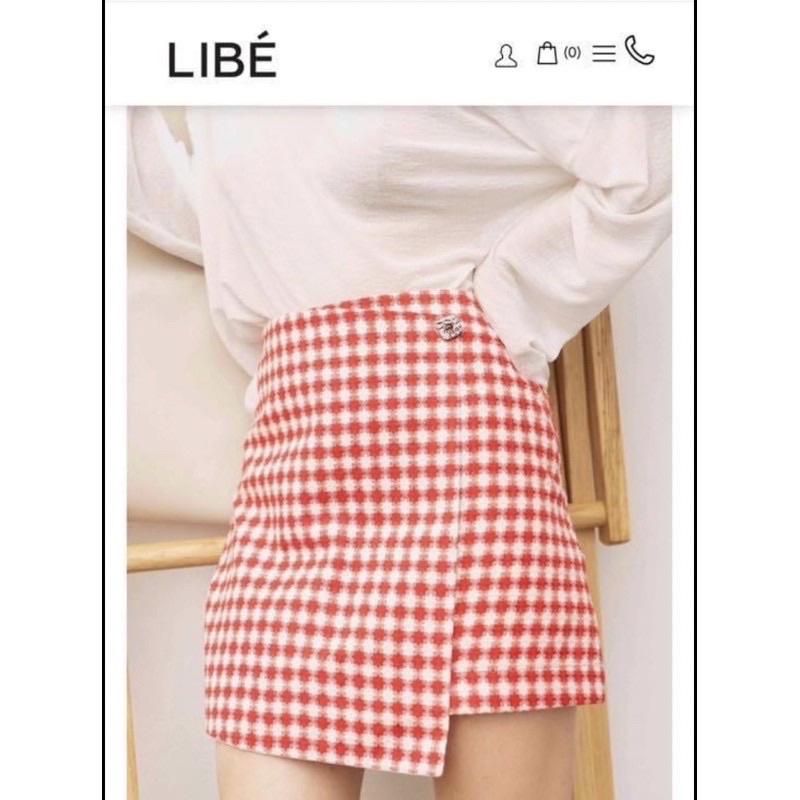 Chân váy vạt chéo Libé