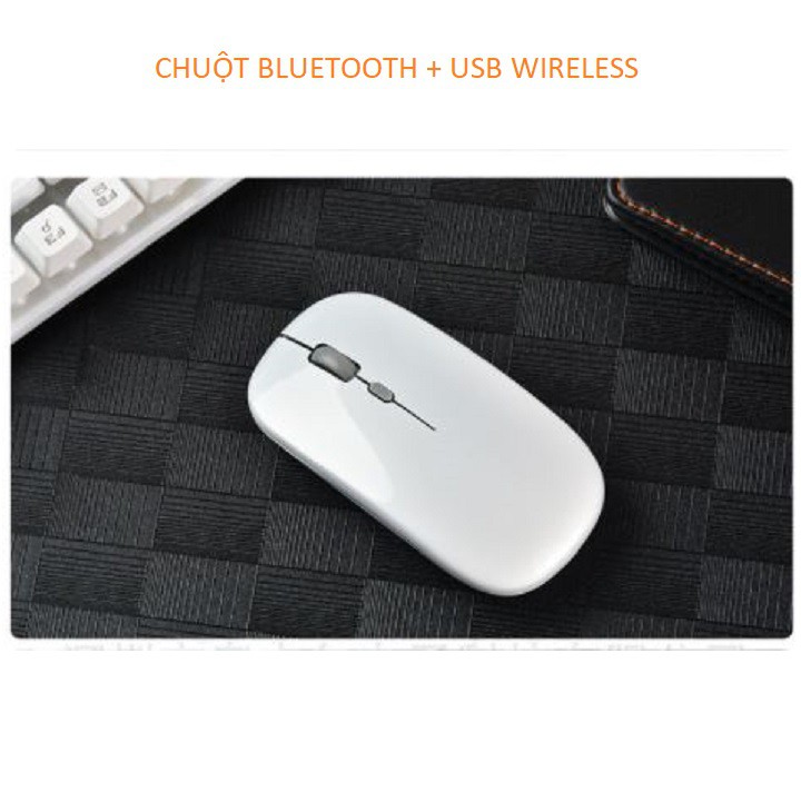 Chuột Bluetooth 5.0 Không Dây Cho Ipad Mac Ios Android Laptop Tablet Pc Smart Phones ( wireless + bluetooth )