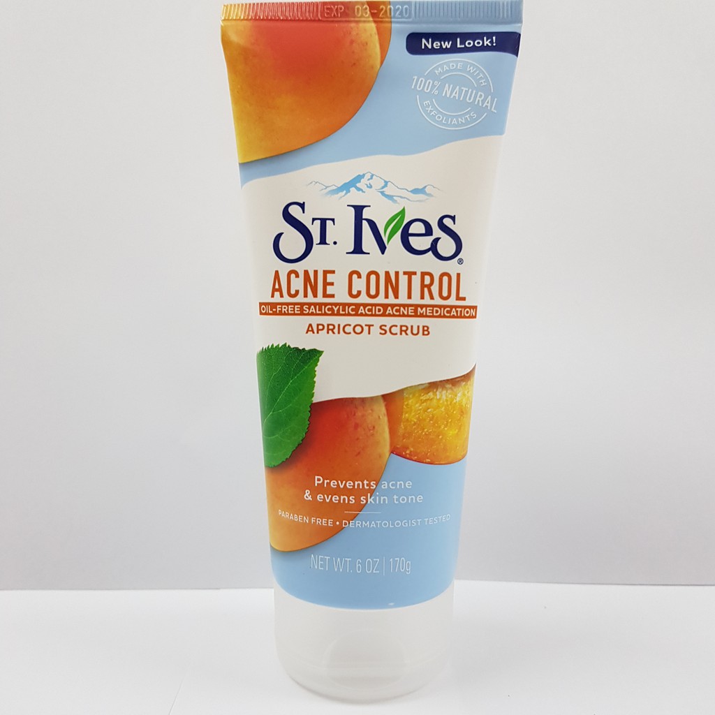  Sữa Rửa Mặt Tẩy Tế Bào Chết Sạch Mụn ST.IVES 170g | BigBuy360 - bigbuy360.vn