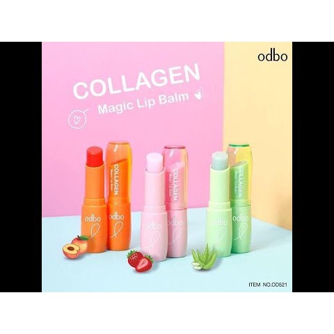 Son Dưỡng Môi Odbo Collagen Magic Lip Balm