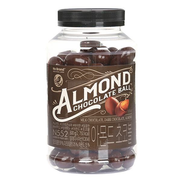 Socola Hạnh Nhân Và Socola Hỗn Hợp No Brand Hũ 500G