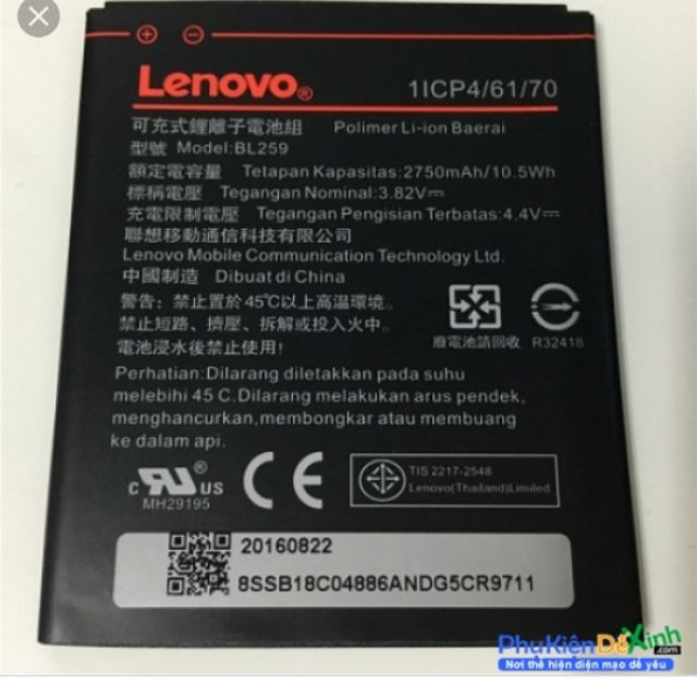 Pin lenovo BL 259