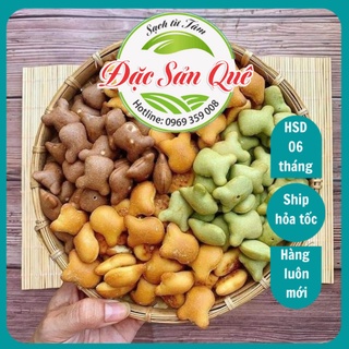 Bánh gấu nhân kem mix 3 vị hũ 450gr thơm ngon