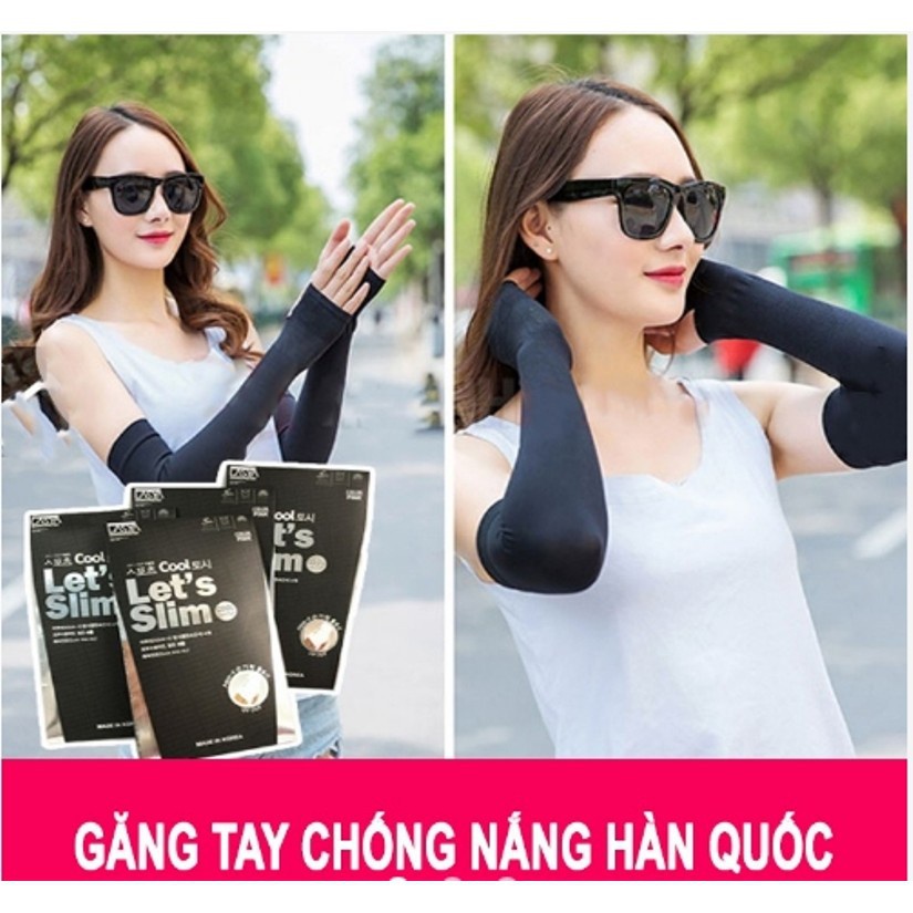 Sỉ- Bộ 2 ống tay chống nắng, đôi găng tay chống nắng Hàn Quốc co dãn tốt, mềm mịn dai thoáng khí - Hanayuki Asia