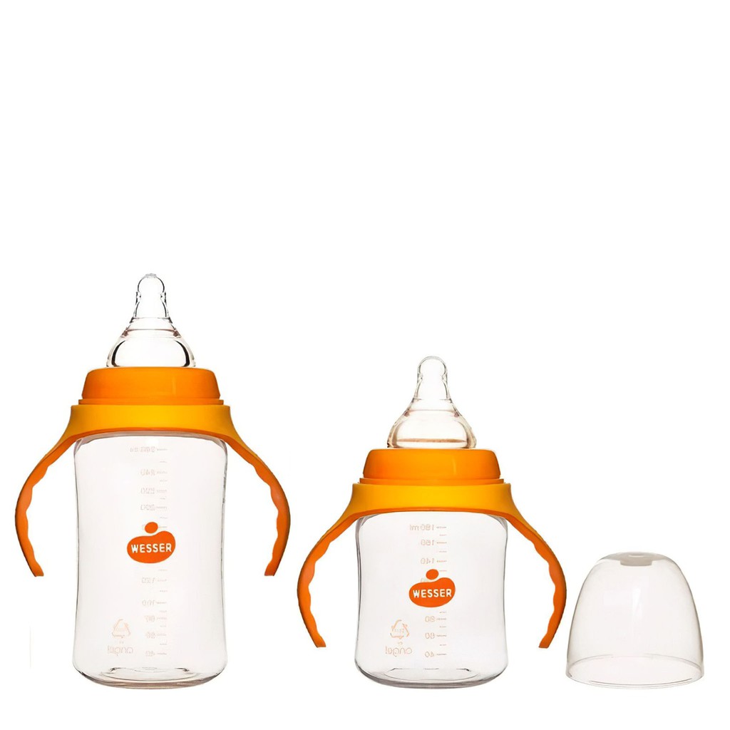 Bình sữa Wesser PP (cổ rộng) 180ml