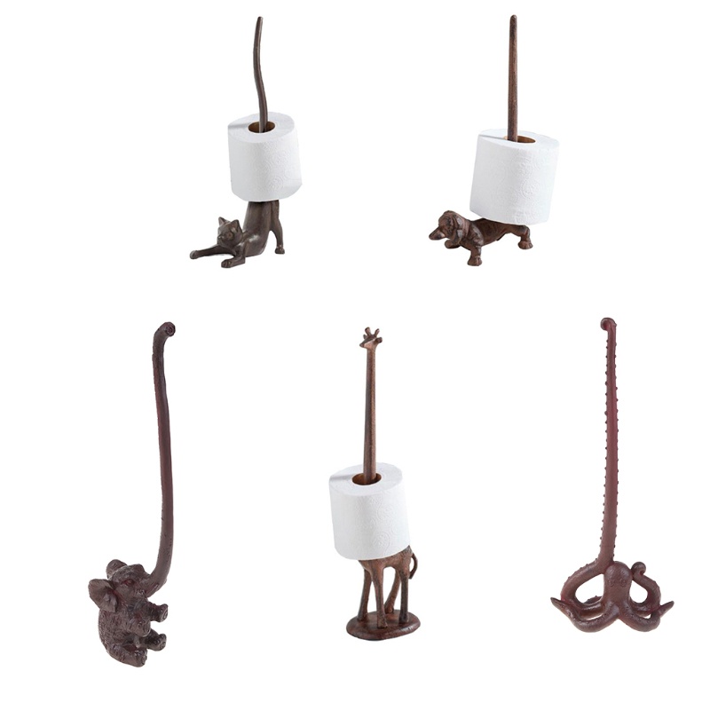 Giá đỡ cuộn giấy vệ sinh hình động vật dễ thương