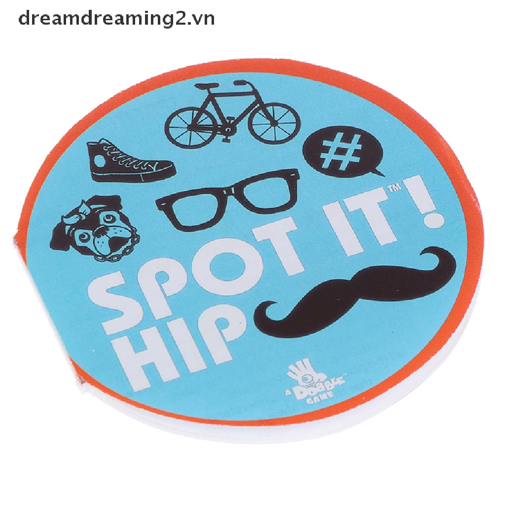 Bộ Thẻ Trò Chơi Spot It Find It Vui Nhộn Dành Cho Gia Đình Và Trẻ Em