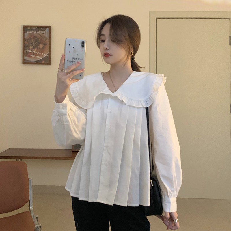 (ORDER) Áo nữ kiểu ulzzang tiểu thư AK1400