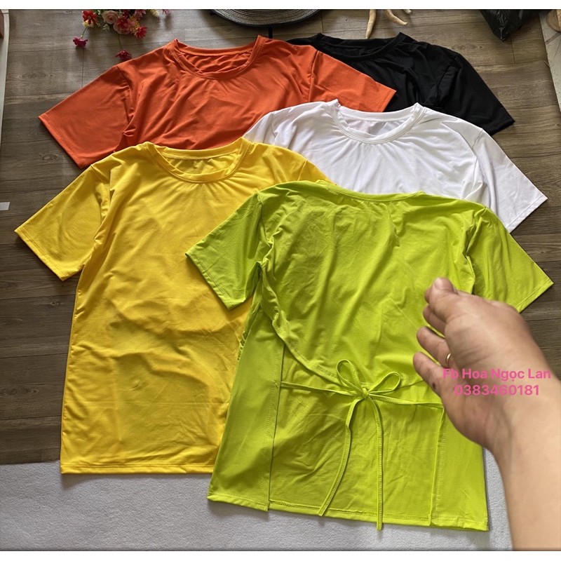 áo hở lưng phom rộng cột dây nơ sele mạnh 37k( phom từ 40-55 ký vừa) | BigBuy360 - bigbuy360.vn