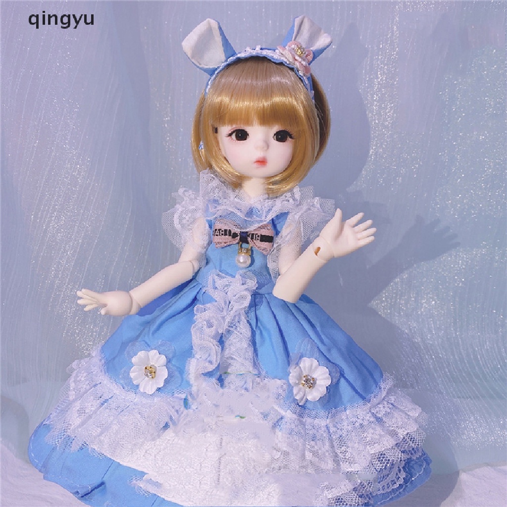 qingyu BJD Loli Doll Lolita Clothes 1/6 BJD Accessories Beautiful Maid Dress Girls Gift PLI