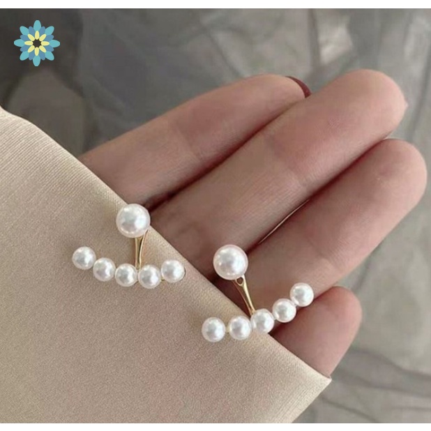 YD Hoa Tai Đính Ngọc Trai Nhân Tạo Thanh Lịch Cho Nữ