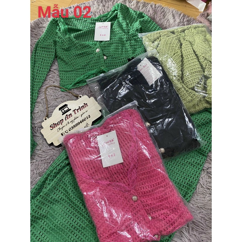 Set ren áo dài tay chân váy dài sang chảnh siêu xinh/MS012 MÃ 02