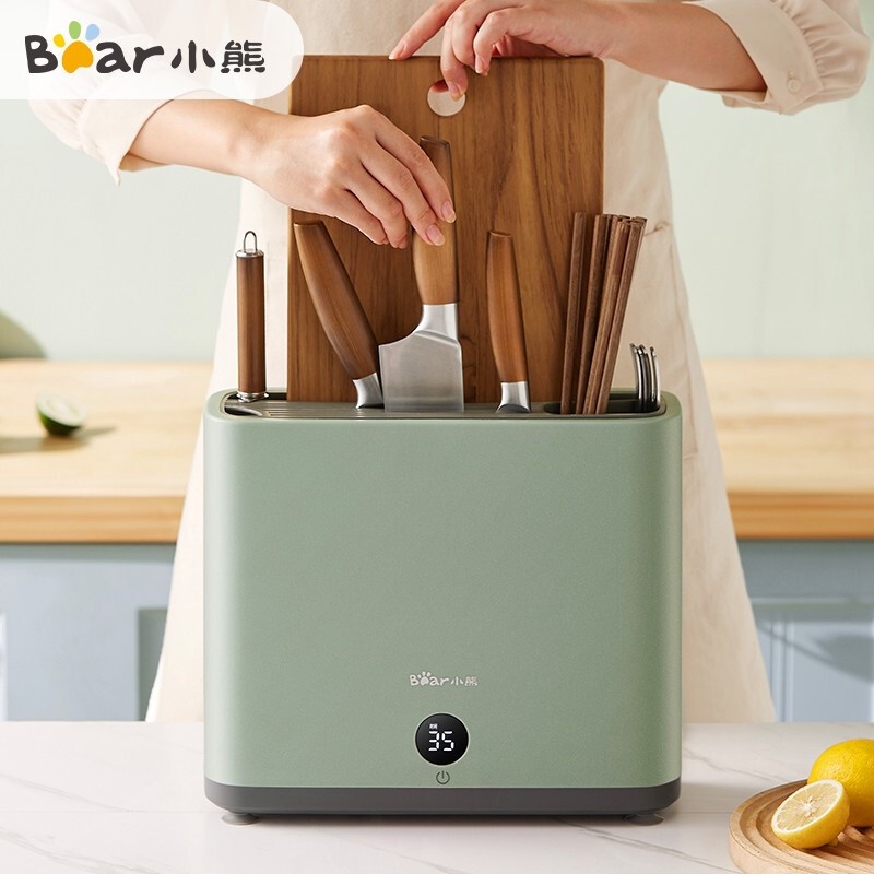 Máy tiệt trùng sấy khô dao thớt đũa BEAR XDQ-B01Q1 khử khuẩn tia UV chính hãng