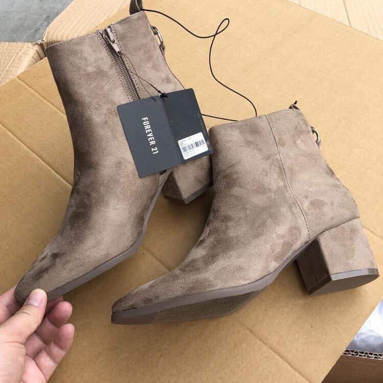 BOOT DA LỘN - F21 - HÀNG XUẤT DƯ