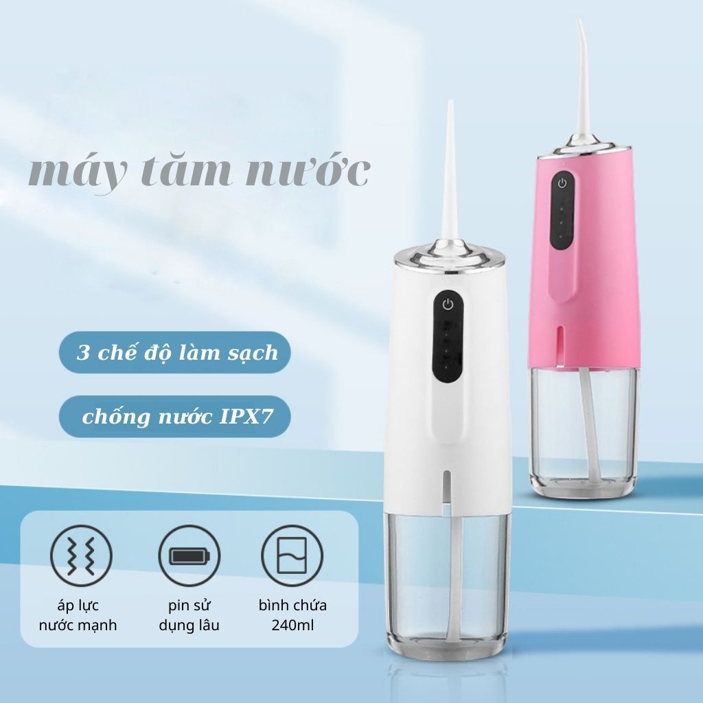 Tăm nước vệ sinh răng miệng - Máy tăm nước hàng nội địa Trung Oral