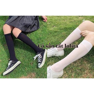 sẵn/tất đùi 😅 tất lolita 🖤 VỚ mỏng / vớ ren /bắp chân (Ship từ 2đ hoặc kèm đồ khác)