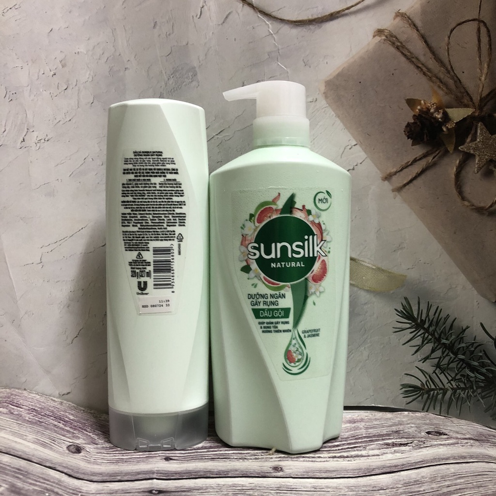 Combo dầu gội 650g và dầu xả 320g Sunsilk