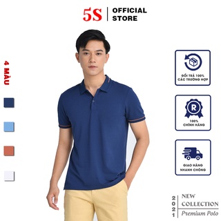 [MUA 2 GIẢM 30K] Áo Polo Nam 5S, Chất Liệu Cao Cấp, Bền Màu, Thiết Kế Trẻ Trung, Năng Động (APC21014)