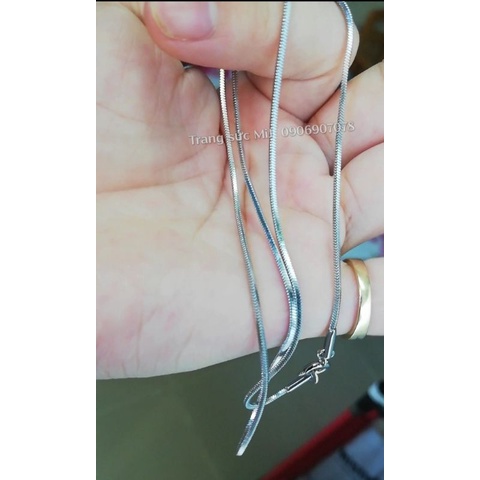 DÂY CHUYỀN INOX KIỂU MÌ TRÒN SANG TRỌNG - KHÔNG ĐEN