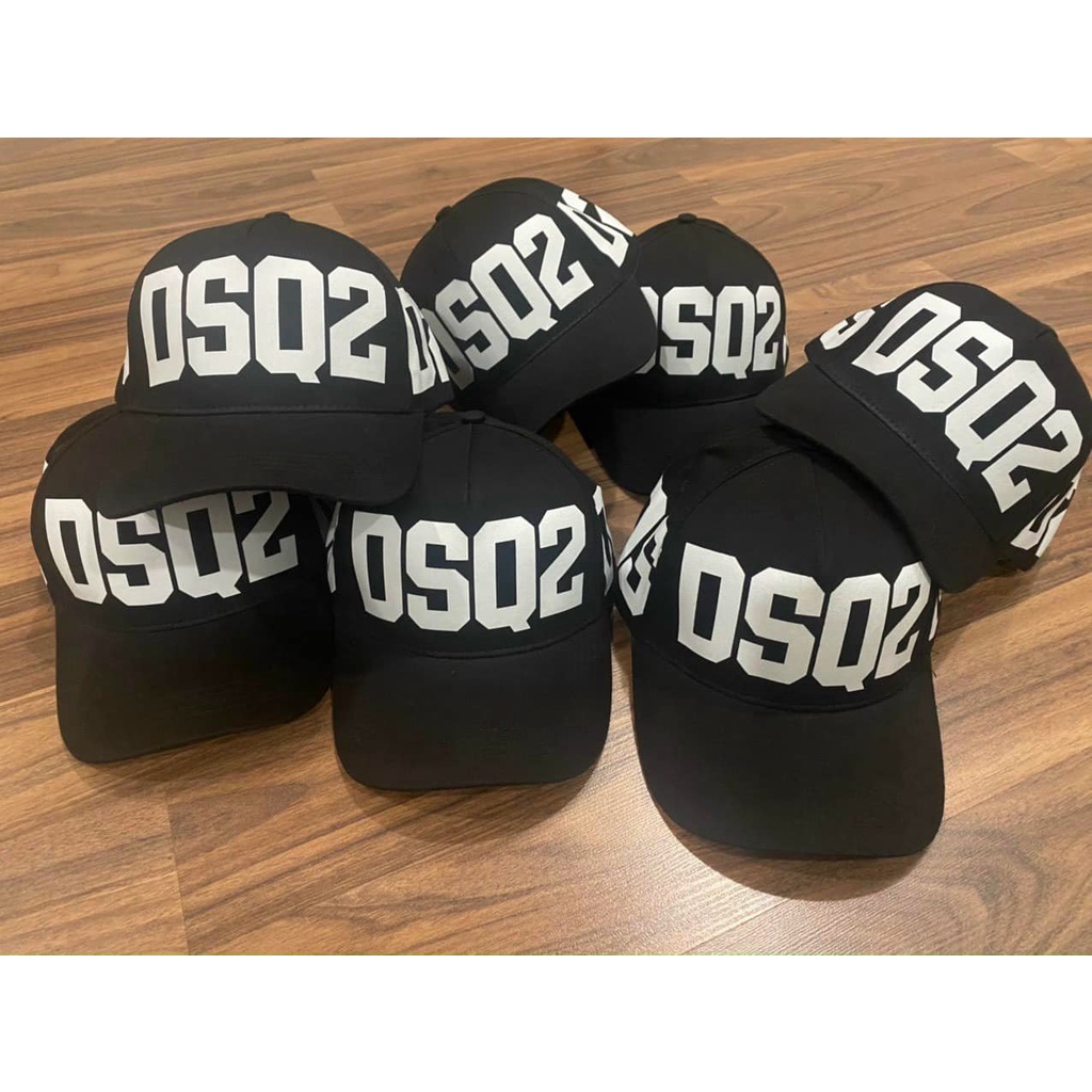 Mũ DSQ2 SUPER HOTTREND, Nón lưỡi trai DSQuared2 Vải KaKi Giày Dặn nam nữ unisex