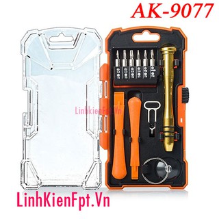 Bộ tô vít sửa chữa điện thoại iphone, asaki ak-9077 (bộ 17 chi tiết)