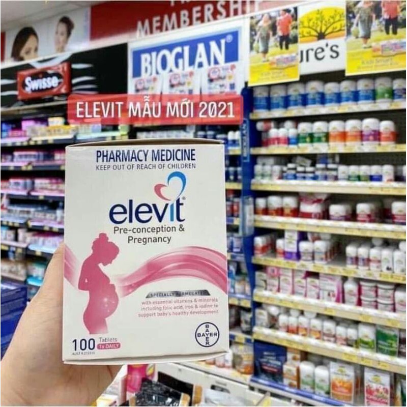 Vitamin tổng hợp cho bà bầu Elevit 100v Úc