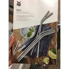 Set 6 Ống Hút Inox WMF Kèm Chổi Cọ Rửa