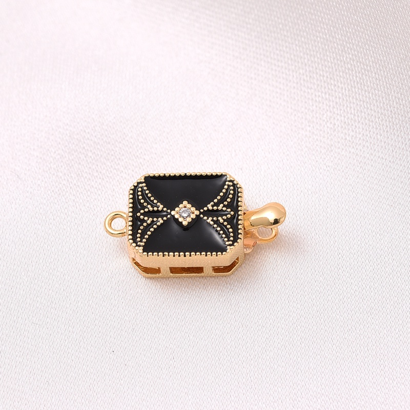 Khóa Cài Dây Chuyền Bằng Đồng Mạ Vàng 18K diy