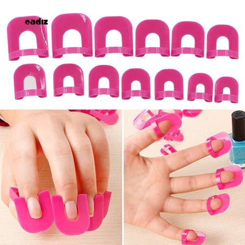 [Hàng mới về] Set 26 khuôn sơn móng chống tràn + miếng dán móng 2 mặt tiện dụng