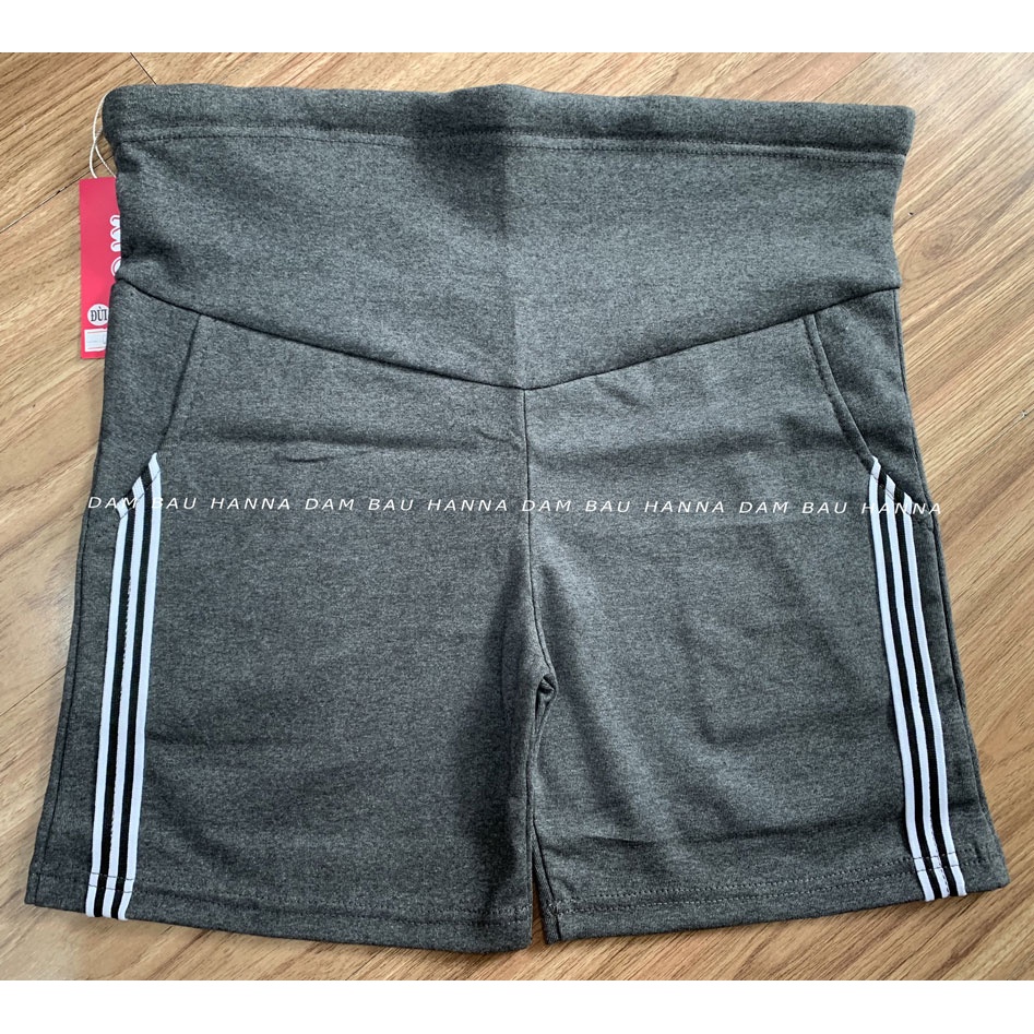[HANNA] Quần bầu đùi thun cotton loại 1 co dãn thoải mái thoáng mát mùa hè có lưng thun điều chỉnh free size 40-75kg