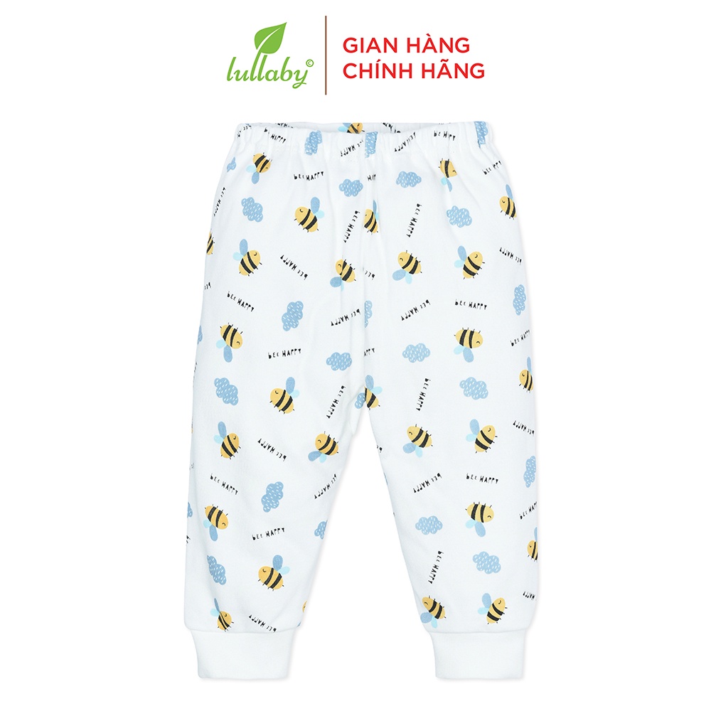 LULLABY Quần dài đáp đũng bo gấu bé trai NH674P