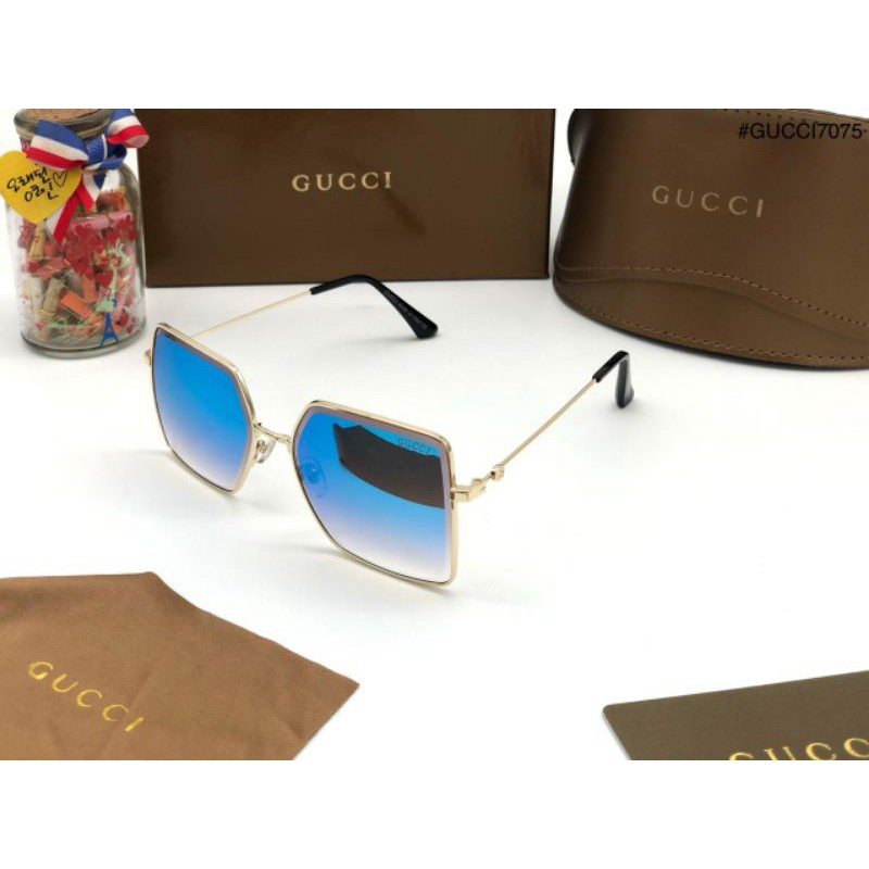 Kính Mát Gucci Chống Tia Bức Xạ Thời Trang Cao Cấp Cho Nữ