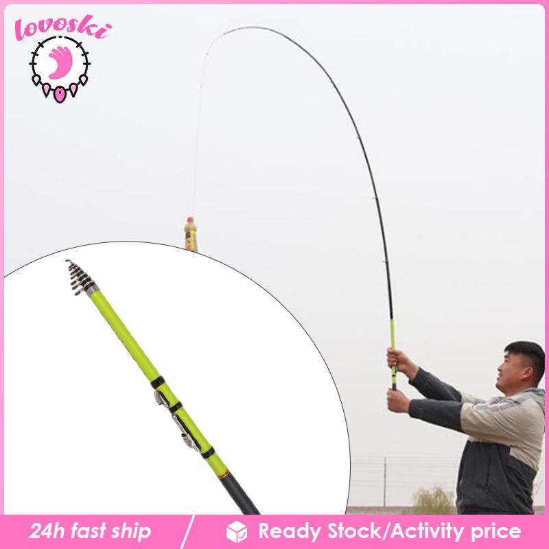 Cần Câu Cá Bằng Thép Không Gỉ Siêu Nhẹ Có Thể Thu Gọn Tiện Dụng